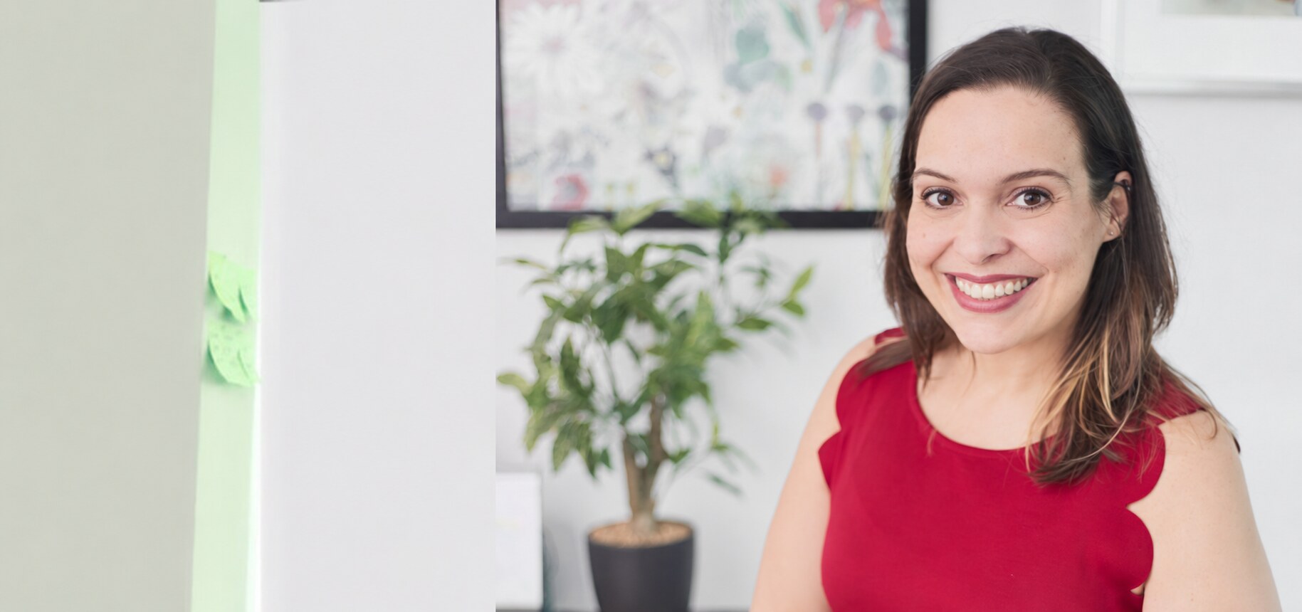 Mónica Alegre en su consulta